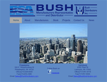 Tablet Screenshot of bushdistributors.com